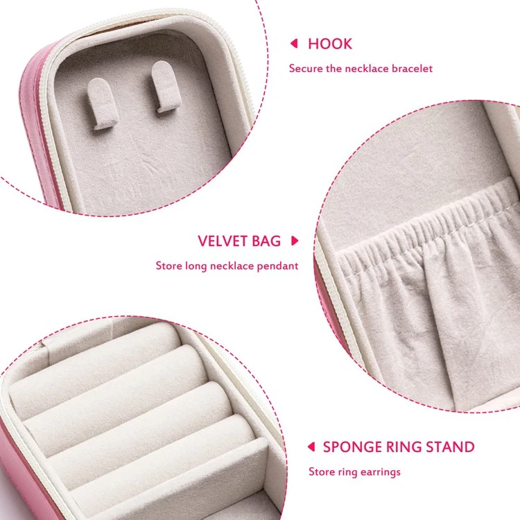 5necklace jewelry box